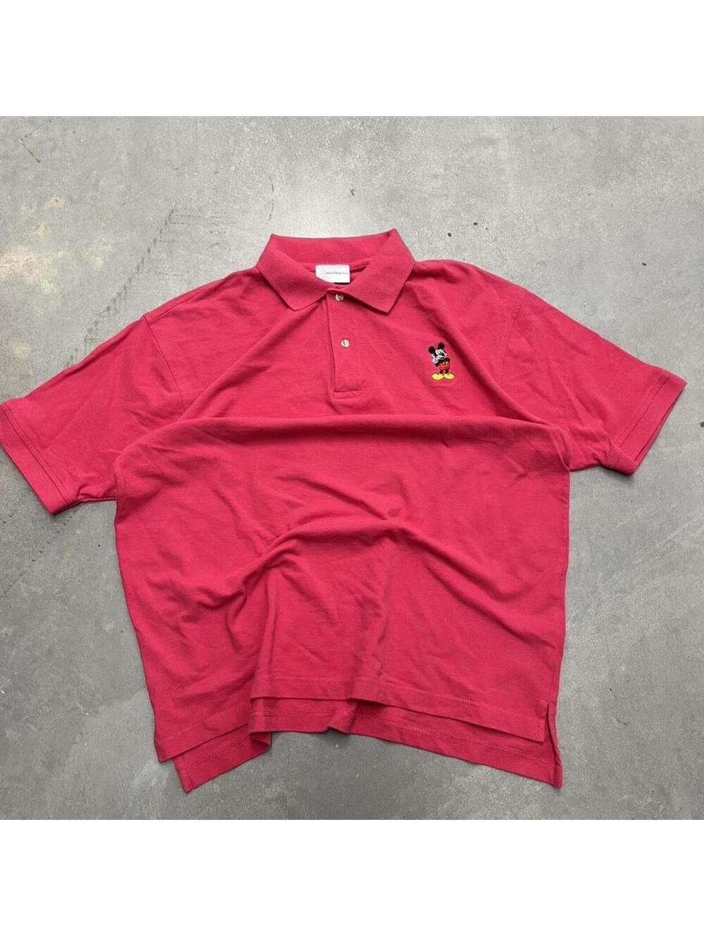 Vintage 2000s Disney Mickey Mouse Polo Shirt Men’s Large